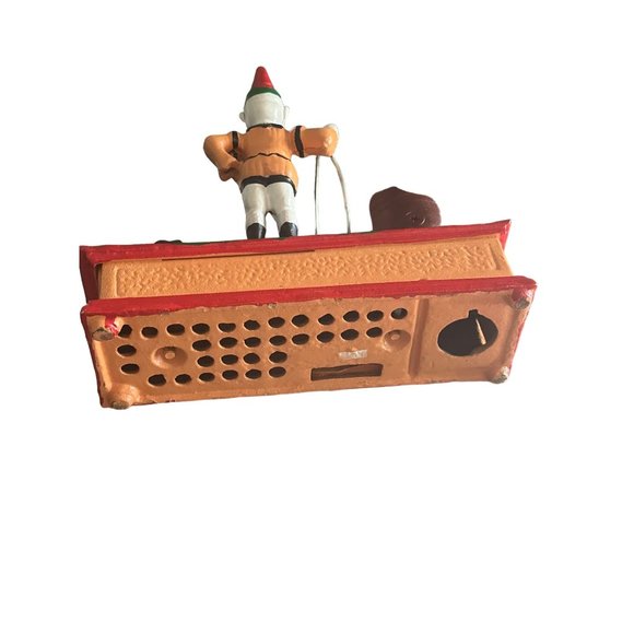 Vintage Cast Iron Mechanical Bank mechanical Dog Missing Stopper - Picture 3 of 5